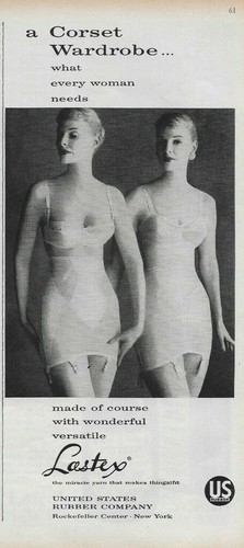 1955 lastex corset wardrobe - 1955,