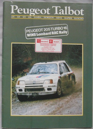 1985 peugeot talbot range - 1985,