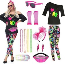 80s women fancy dress set - 80s,