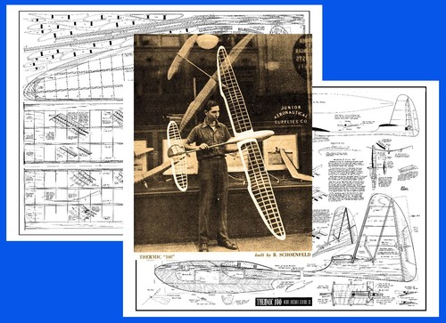 Model airplane plans - model, (ff-rc)
