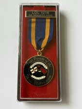 LOL 1216 Ulster Volunteers Belfast Orange Lodge 2000 Parade Jewel Medal.