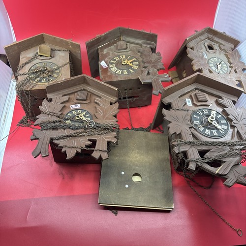Lot vintage cuckoo clock - of,