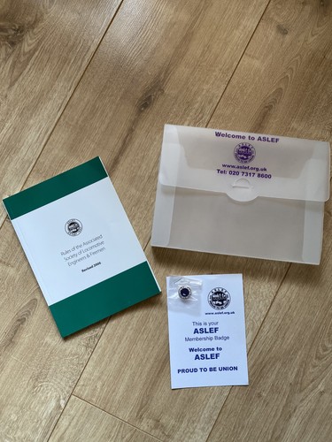 Aslef membership pack 2006 - membership,