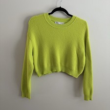 Zara Women S Lime Green Crew
