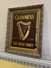 Guinness Mirror Old Gilt