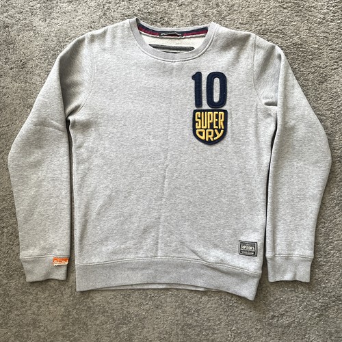 Superdry men grey crew neck - superdry,