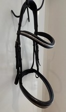Albion Super Snaffle Bridle with Patent Noseband & EB Clincher Browband