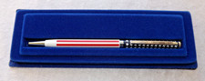 Fisher USA  " Stars & Stripes "  Ballpoint  Pen In Case  - Rare