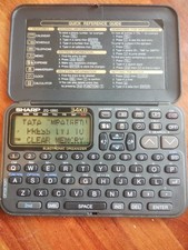 Sharp ZQ-1250 Vintage 34K Electronic Organizer   ****For Parts/Repair****