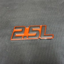 Red black metal emblem - 1x,