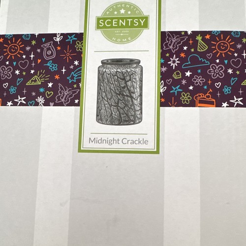 Scentsy midnight crackle grey - crackle,