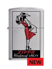 ZIPPO NEW RED ZIPPO  WINDPROOF
