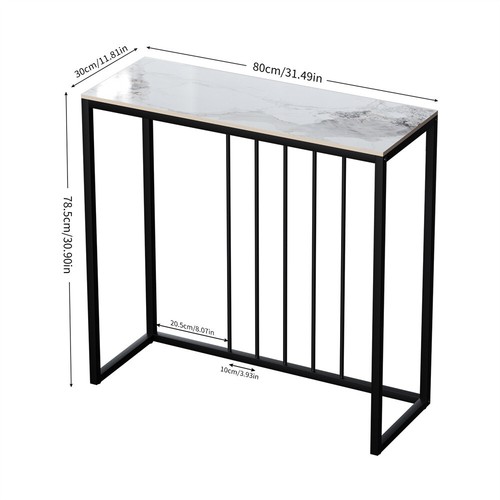 Slim marble console table - slim,
