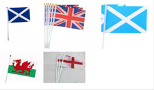 10 Fabric Hand Waving Flag