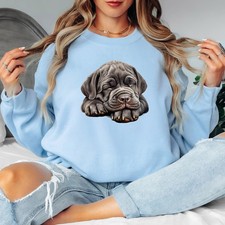 Neapolitan Mastiff Puppy Dog Animal Womens Sweatshirt Graphic Jumper