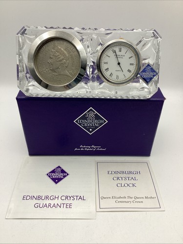 Edinburgh crystal clock - clock, £5