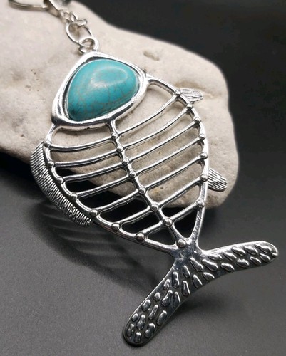 Fish pendant keyring bag charm - fish, keyring/bag