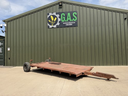Low loader trailer rear - low,