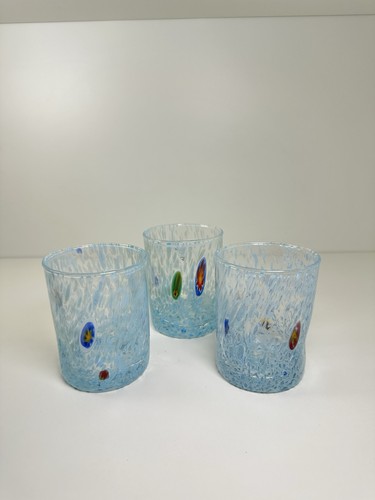 Italian murano tumbler trio - murano,
