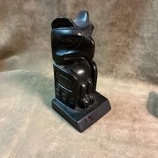 Argillite eagle figure totem - eagle,