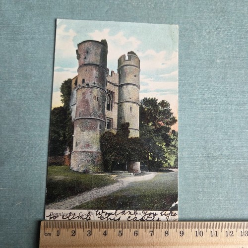 Vintage postcard donnington - vintage,