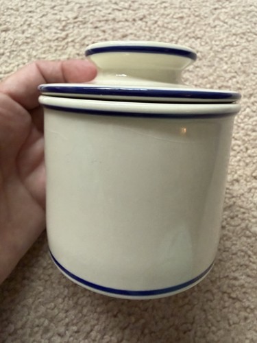 French butter crock - butter, bell