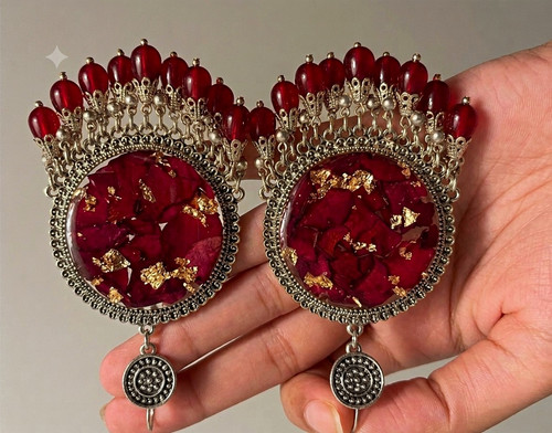 Hook ethnicresin jhumka - hook,