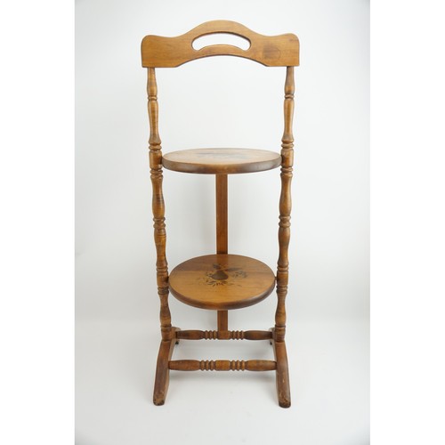 Vintage wooden folding tier - vintage,