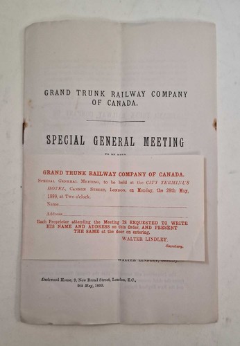 Grand trunk railway - grand,