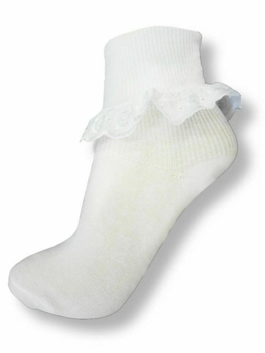 New ladies frilly ankle - ladies,