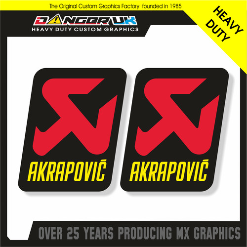 Akrapovic exhaust stickers - akrapovic,