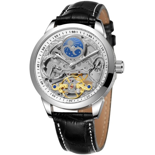 Mens automatic watches leather - automatic,
