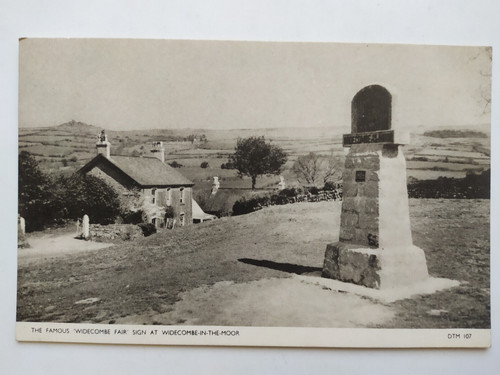 The widecombe fair sign - widecombe,
