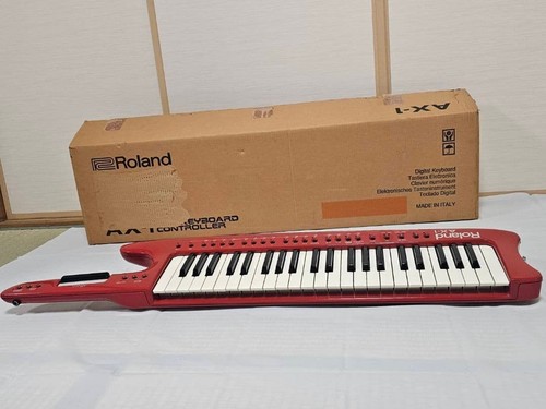 Roland red keyboard - roland,