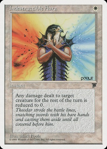 Mtg indestructible aura - [mtg],