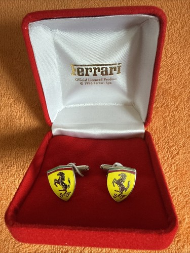 Ferrari cufflinks scuderia spa - ferrari,