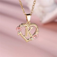 Ladies heart initial - ladies, letter