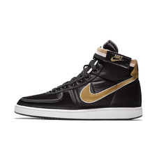 Nike Vandal Supreme Black Metallic Gold Ankle Straps
