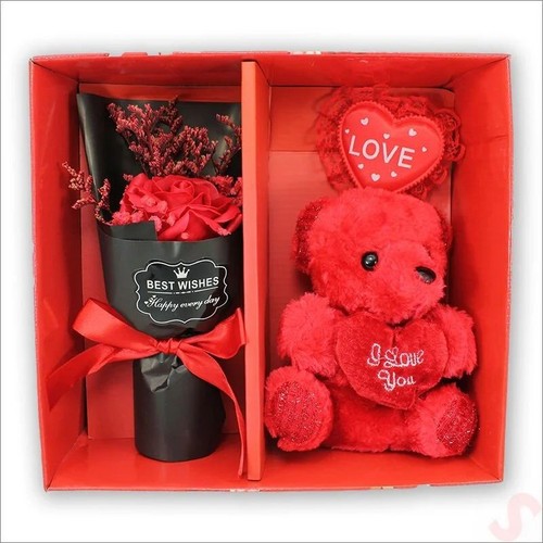 Rose teddy bear - teddy,