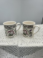 Portmeirion Variations Mug Cyclamen Repandum X 2