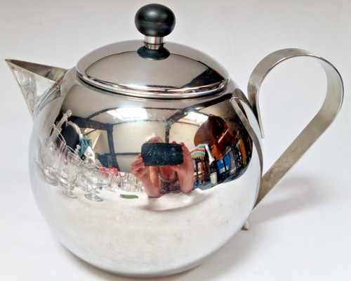 Vintage tea pot full round - vintage,