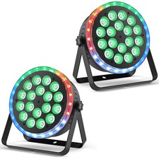 HOLDLAMP 18 LED Par Light Stage Wash DMX RGBW Strobe DJ Disco Club Bar Lighting