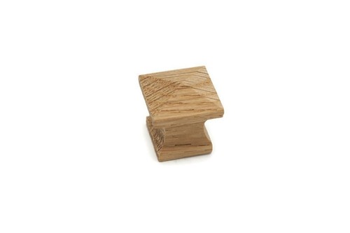 Square oak knob mission - knob,