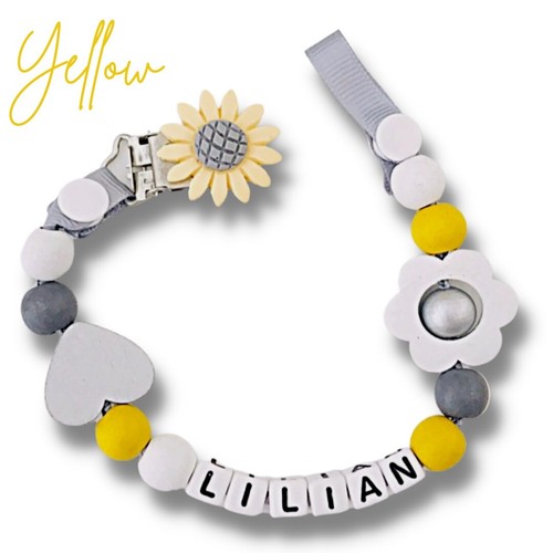 Personalized baby dummy - personalized, clip