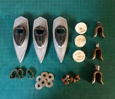 Vintage & rare 50's, 60's Trixon, set of floor tom leg mounts (x3)