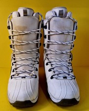 DC Snowboard Boots White Grey Size UK 8/US 9 Good Condition See Photos