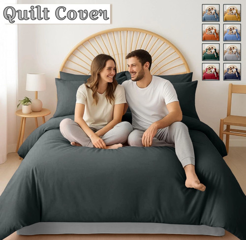 Luxury reversible duvet cover - reversible,