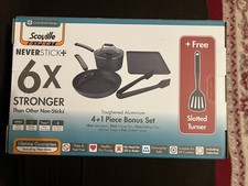 Scoville Expert Neverstick 4+1 Piece Cookware Set 6x Stronger Non-Stick
