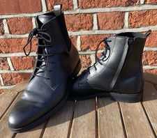 Men’s Wills Vegan Black Dress Boots  Size 9/43