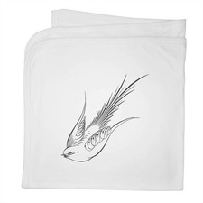 'Calligraphy Swallow' Cotton